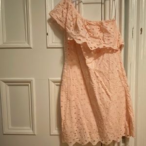 Ann Taylor loft off the shoulder dress
